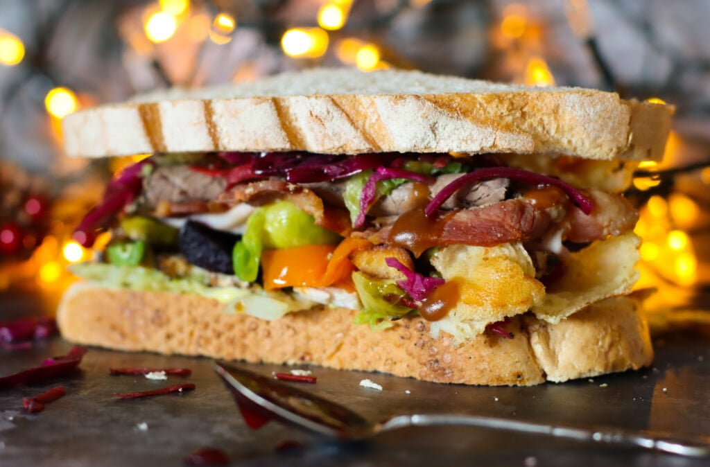 Gastrono-mes Ultimate Christmas Sandwich, Festive Themed Sandwich