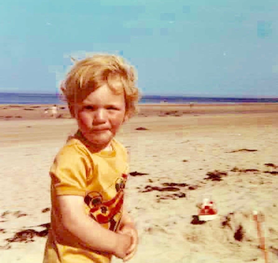 Owner Michael as a child.